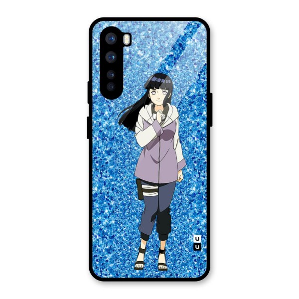 Cute Hinata hyuga Glass Back Case for OnePlus Nord