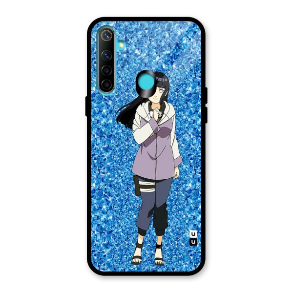 Cute Hinata hyuga Glass Back Case for Realme 5