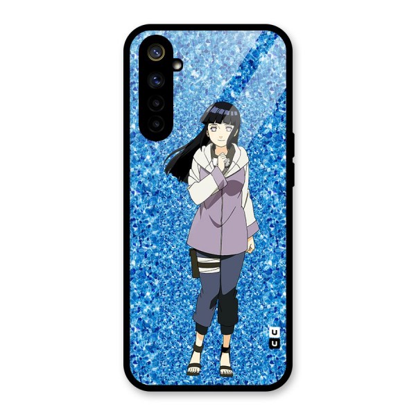 Cute Hinata hyuga Glass Back Case for Realme 6