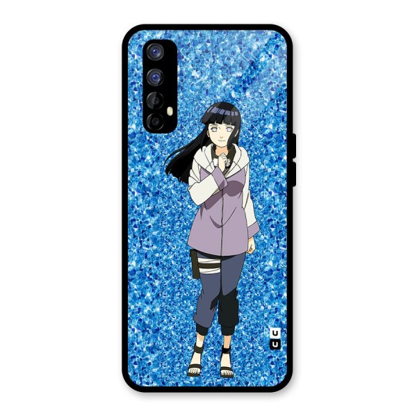 Cute Hinata hyuga Glass Back Case for Realme 7