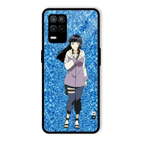 Cute Hinata hyuga Glass Back Case for Realme 9 5G