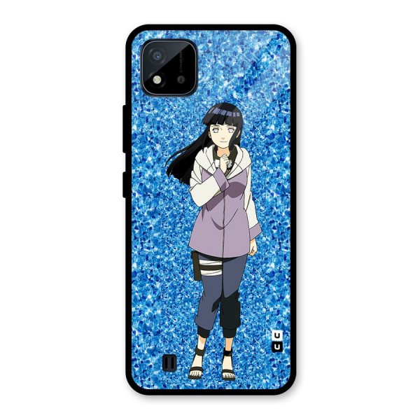 Cute Hinata hyuga Glass Back Case for Realme C11 2021