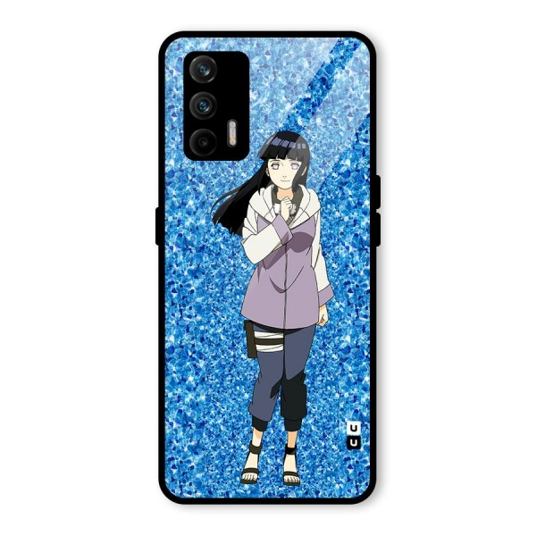 Cute Hinata hyuga Glass Back Case for Realme GT 5G