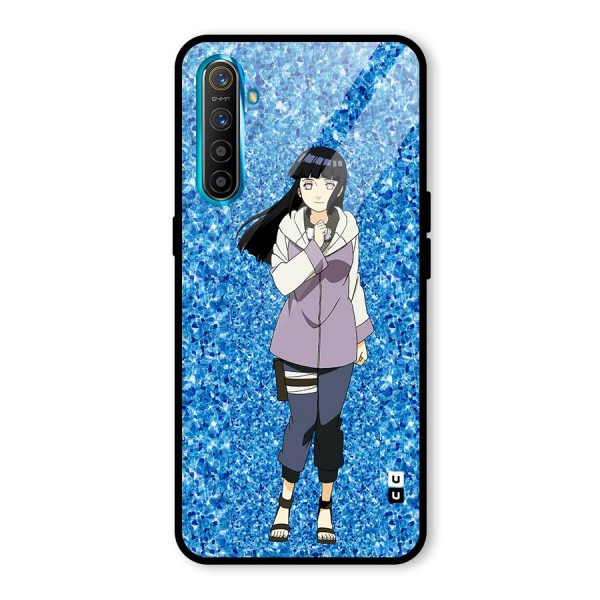 Cute Hinata hyuga Glass Back Case for Realme X2