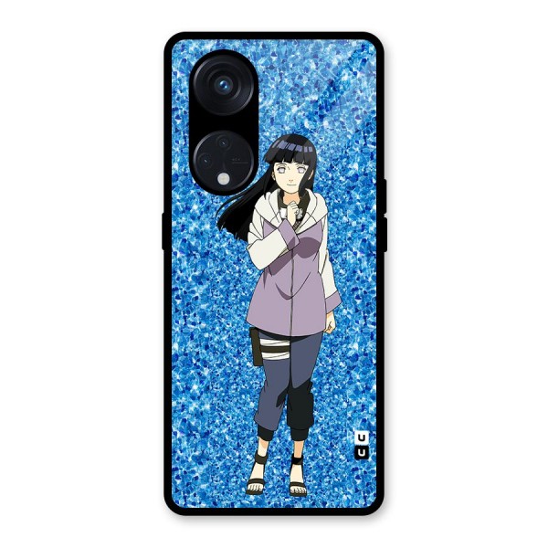 Cute Hinata hyuga Glass Back Case for Reno8 T 5G