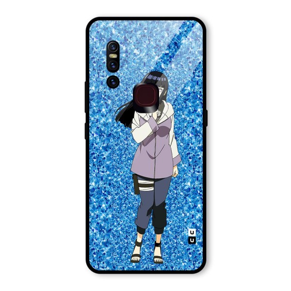 Cute Hinata hyuga Glass Back Case for Vivo V15