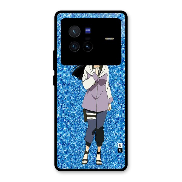 Cute Hinata hyuga Glass Back Case for Vivo X80