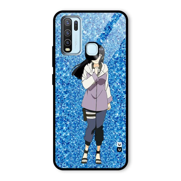 Cute Hinata hyuga Glass Back Case for Vivo Y50