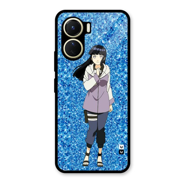 Cute Hinata hyuga Glass Back Case for Vivo Y56