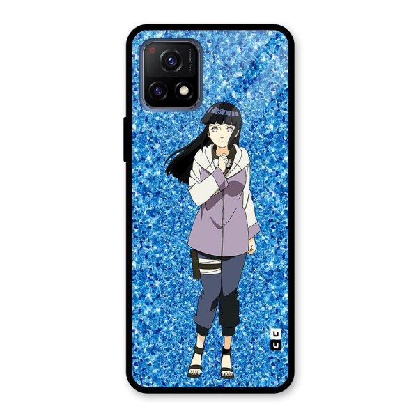 Cute Hinata hyuga Glass Back Case for Vivo Y72 5G