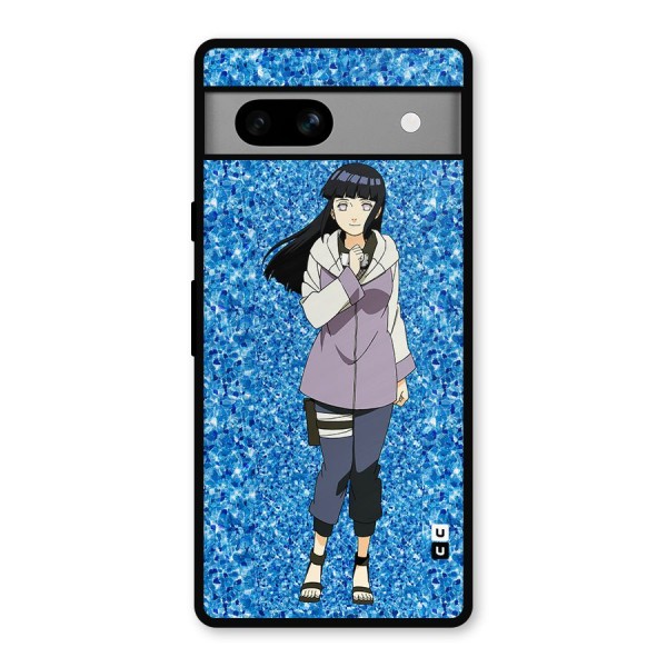 Cute Hinata hyuga Metal Back Case for Google Pixel 7a