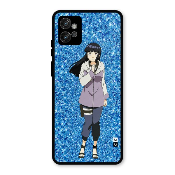 Cute Hinata hyuga Metal Back Case for Moto G32