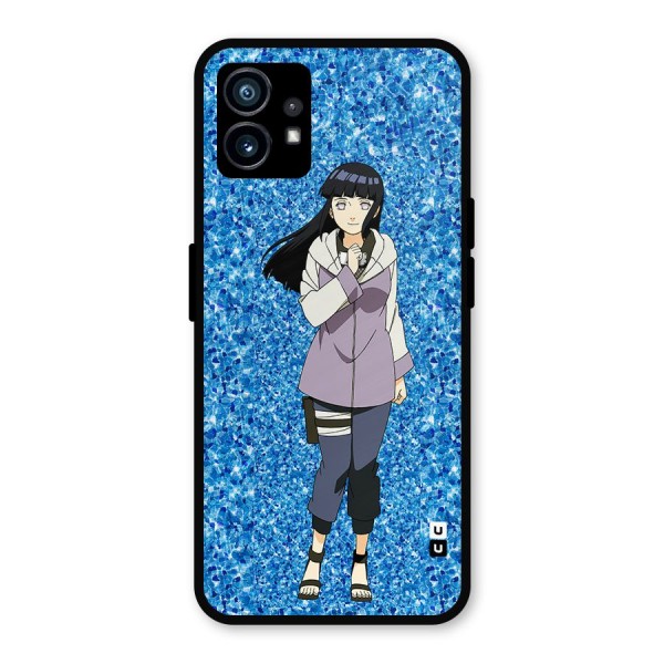 Cute Hinata hyuga Metal Back Case for Nothing Phone 1