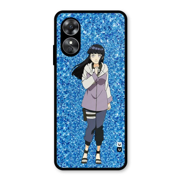 Cute Hinata hyuga Metal Back Case for Oppo A17