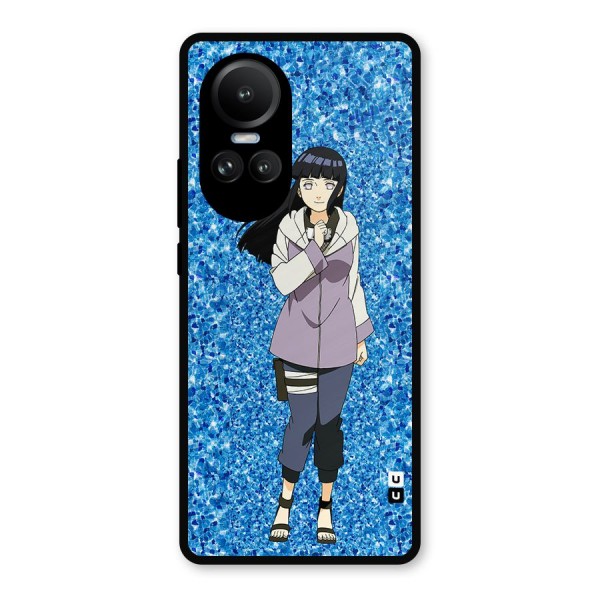 Cute Hinata hyuga Metal Back Case for Oppo Reno10