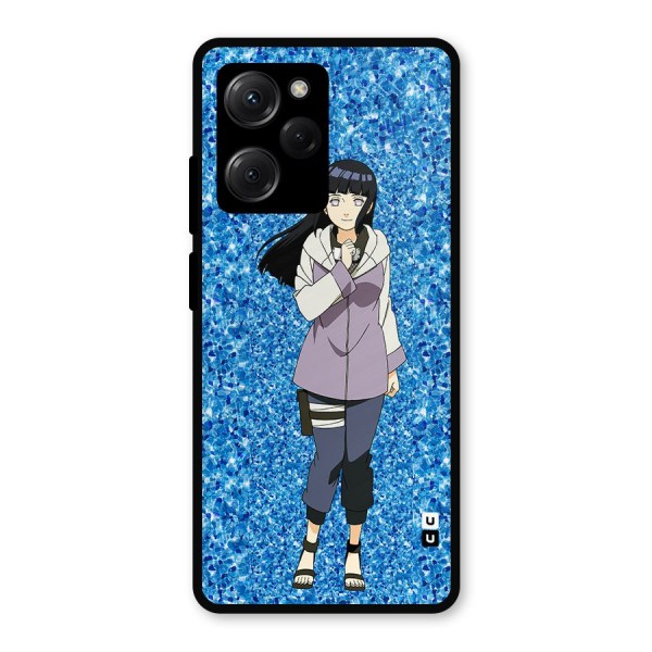 Cute Hinata hyuga Metal Back Case for Poco X5 Pro