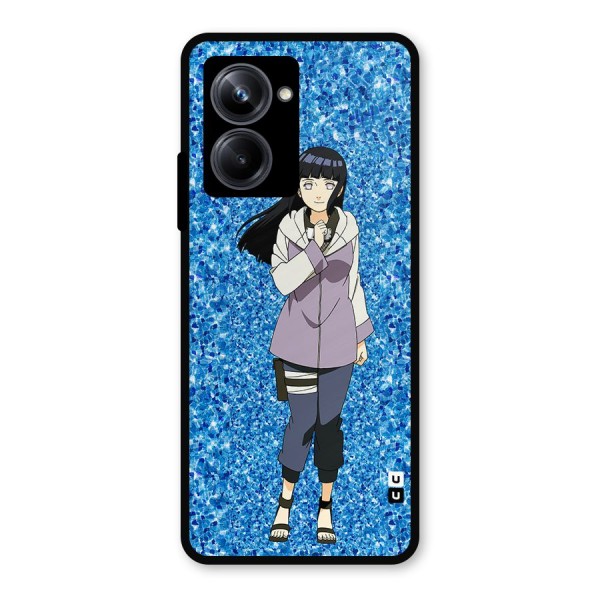 Cute Hinata hyuga Metal Back Case for Realme 10 Pro