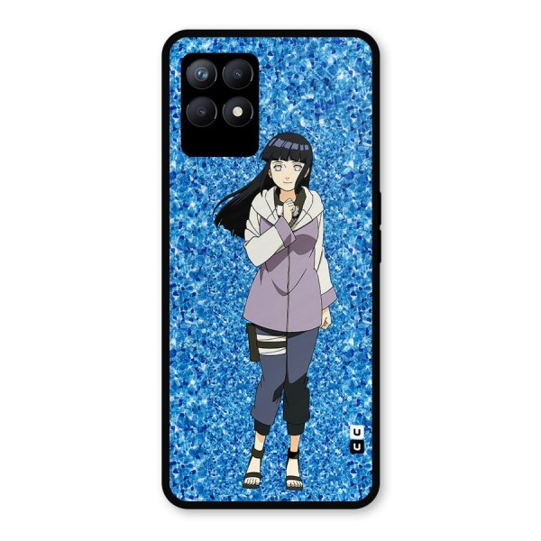 Cute Hinata hyuga Metal Back Case for Realme 8i