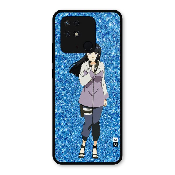 Cute Hinata hyuga Metal Back Case for Redmi 10