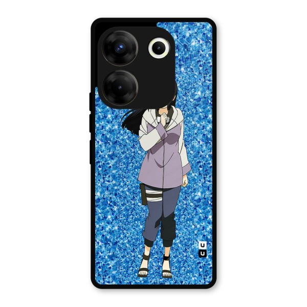 Cute Hinata hyuga Metal Back Case for Tecno Camon 20