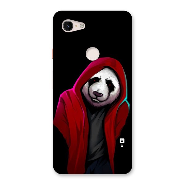 Cute Hoodie Panda Back Case for Google Pixel 3 XL