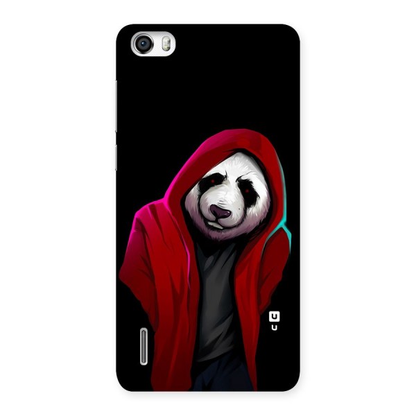 Cute Hoodie Panda Back Case for Honor 6