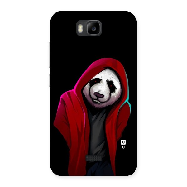 Cute Hoodie Panda Back Case for Honor Bee