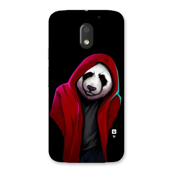 Cute Hoodie Panda Back Case for Moto E3 Power