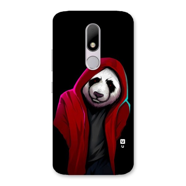 Cute Hoodie Panda Back Case for Moto M