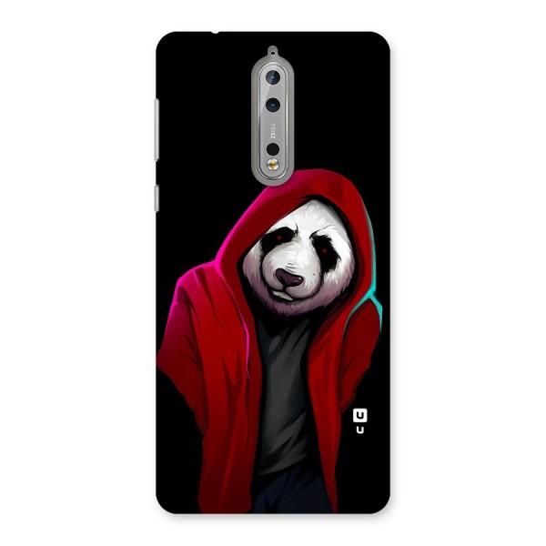 Cute Hoodie Panda Back Case for Nokia 8