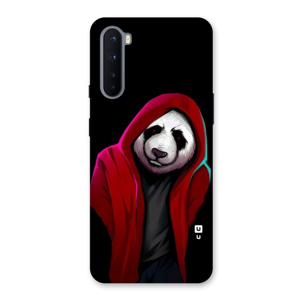 Cute Hoodie Panda Back Case for OnePlus Nord