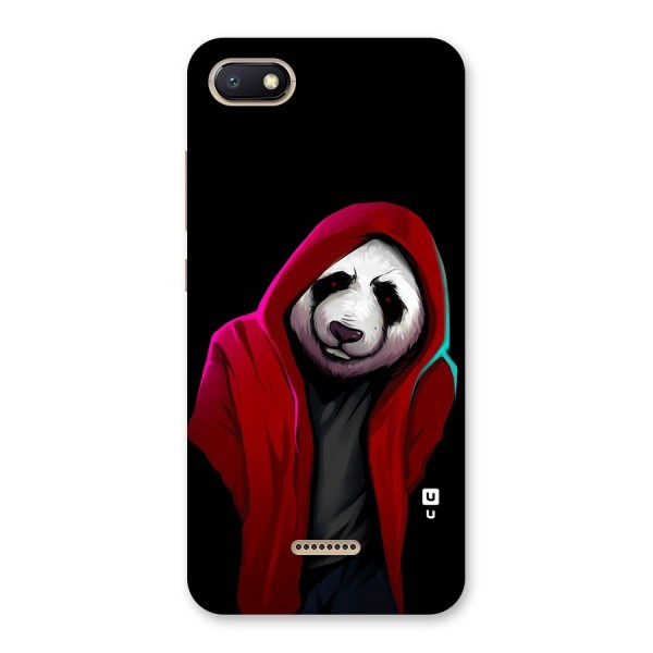 Cute Hoodie Panda Back Case for Redmi 6A