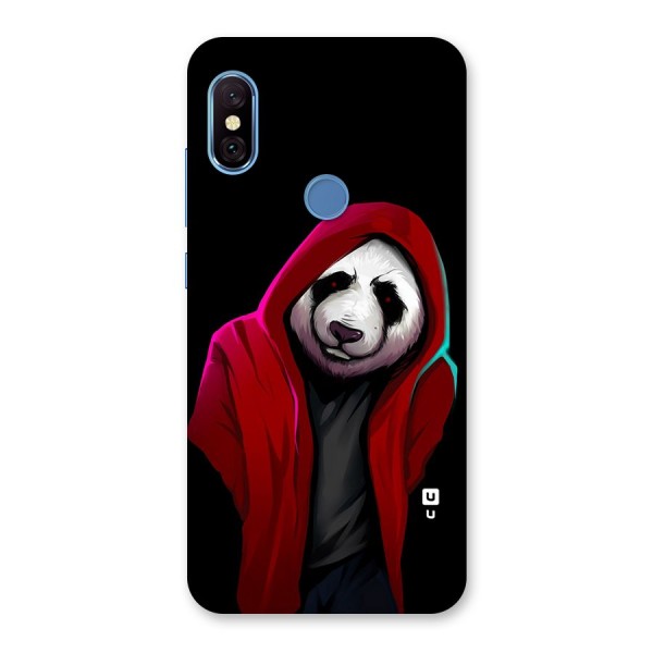 Cute Hoodie Panda Back Case for Redmi Note 6 Pro