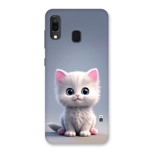 Cute Kitten Sitting Back Case for Galaxy A30