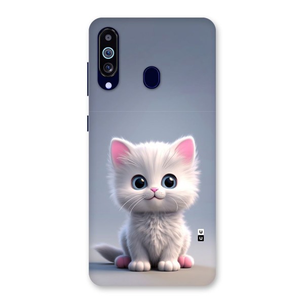 Cute Kitten Sitting Back Case for Galaxy A60