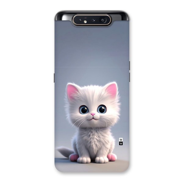 Cute Kitten Sitting Back Case for Galaxy A80