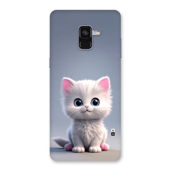 Cute Kitten Sitting Back Case for Galaxy A8 Plus