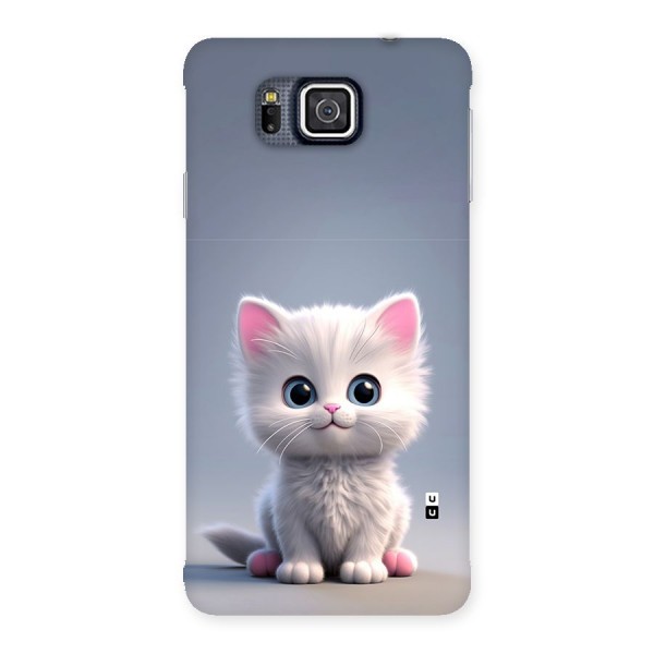 Cute Kitten Sitting Back Case for Galaxy Alpha