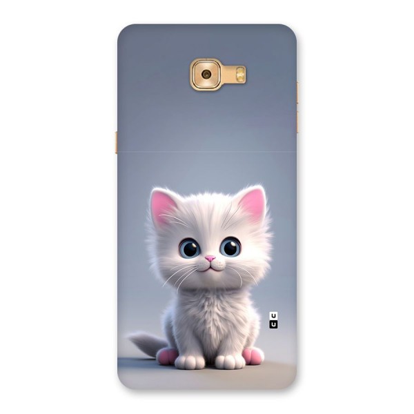 Cute Kitten Sitting Back Case for Galaxy C9 Pro