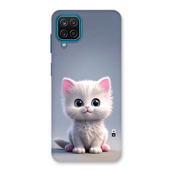 Cute Kitten Sitting Back Case for Galaxy F12