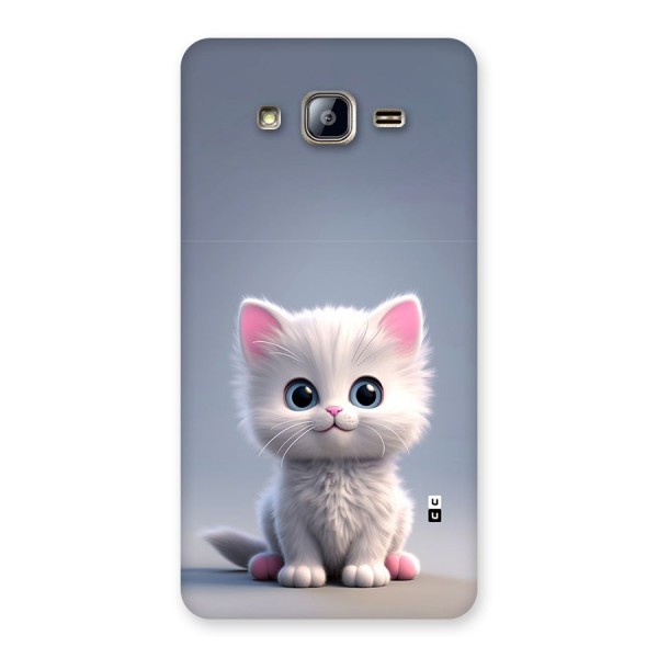 Cute Kitten Sitting Back Case for Galaxy On5