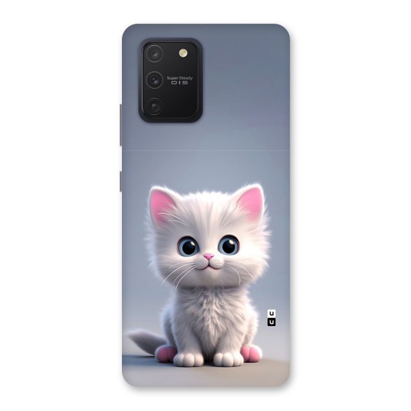 Cute Kitten Sitting Back Case for Galaxy S10 Lite