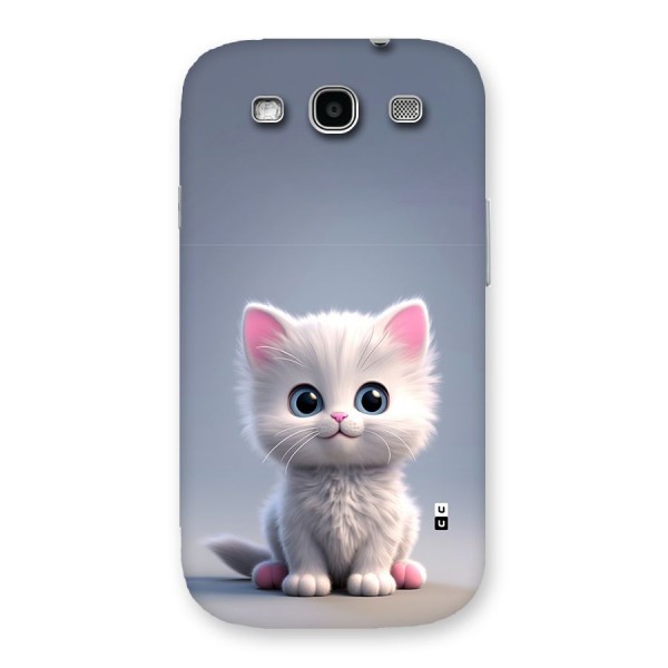 Cute Kitten Sitting Back Case for Galaxy S3