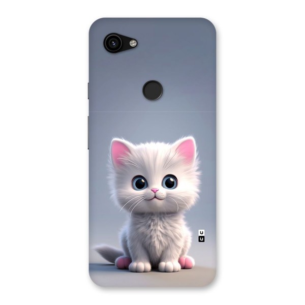 Cute Kitten Sitting Back Case for Google Pixel 3a XL