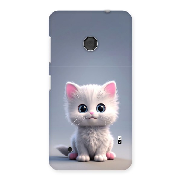 Cute Kitten Sitting Back Case for Lumia 530