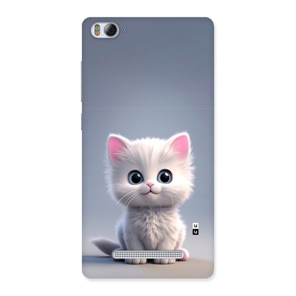 Cute Kitten Sitting Back Case for Mi4i