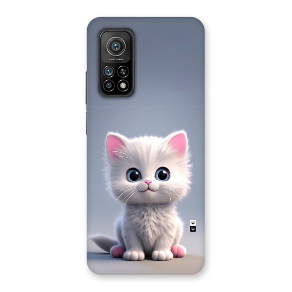 Cute Kitten Sitting Back Case for Mi 10T 5G