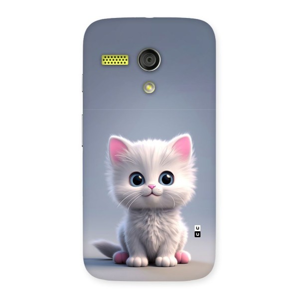 Cute Kitten Sitting Back Case for Moto G