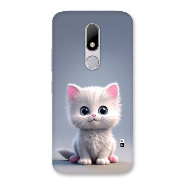 Cute Kitten Sitting Back Case for Moto M