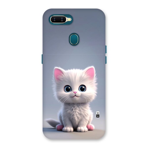 Cute Kitten Sitting Back Case for Oppo A11k